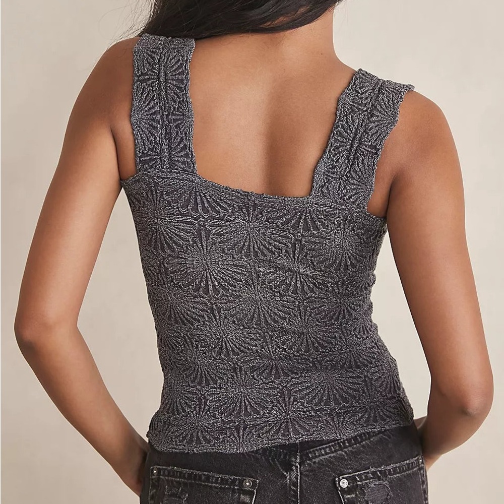 Free People Love Letter Cami in Black – Women’s Size Small - Picture 2 of 3